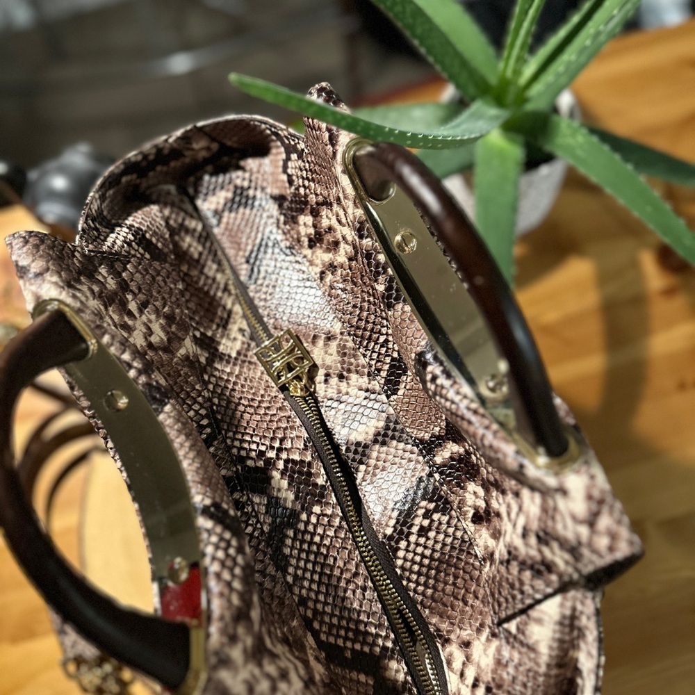 Carry a Legend, The Persian Artisan Snake Skin Clutch
